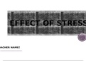 Effect Of Stress.
