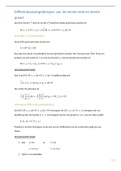 Wiskunde II deel differentiaalvergelijkingen