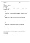 BIOL 201 Adv A&P Quiz 8 Questions and Answers