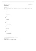 BIOL 250 AP2 Exam 1-5 Questions and Answers