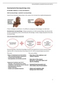 Developmental Neuropsychology notes
