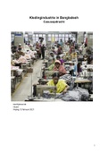 Werkstuk: Kledingindustrie in Bangladesh