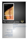 The cement garden boekverslag Engels incl. 4 boekfragmenten en recensie 