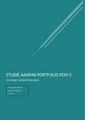 PCM 5 portfolio OE38