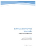 Samenvatting The Basics of financial management, Business Economics 3