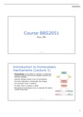 BBS2051 - Summary Biorythms in Homeostasis