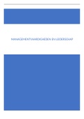 Samenvatting Managementvaardigheden, ISBN: 9789001873066 BED6 Management En Leiderschap (T.51094)
