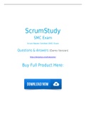 Updated ScrumStudy SMC Dumps (2021) Real SMC Exam Questions For Preparation