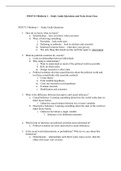 POS 3713 Midterm 1  – Political Science 3713 Study Guide Questions and Notes from Class