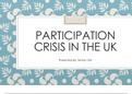 Presentation on the Participation Crisis in the UK 