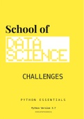School of Data Science - Python oefenvragen - Simpel