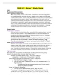 NSG 241 - Exam 1 -2 ,Final Reviews /Study Guide  