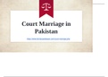 Seek Guide For Legal Court Marriage procedure in Pakistan By Trusted Lawyer 