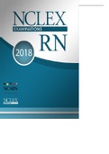 NCLEX-RN 2018 Exams 1 to 5 and Rationales A+ Guide