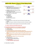 NUR 4120- Pharm 2 Exam 2 Final Study Guide.