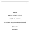28/34 IB World Studies Extended Essay: Biology and Economics