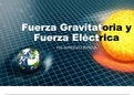 Powerpoint sobre las fuerzas gravitatoria y eléctrica