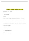 NSG6002 WEEK 4 KNOWLEDGE CHECK QUIZ / NSG 6002 WEEK 4 QUIZ (KNOWLEDGE CHECK) : SOUTH UNIVERSITY |LATEST-2021, 100% CORRECT ANSWERS, DOWNLOAD TO SCORE “A”|