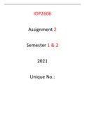 IOP2606 Assignment 2 Yearly Module 2021