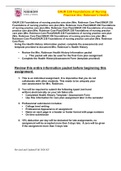 Mrs. Robinson Health History template_GNUR 238 Foundations of nursing practice