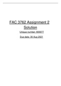 FAC3762 ASSIGNMENT 2 202 (100% pass guaranteed)