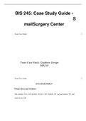 Case BIS 245: Case Study Guide - Small Surgery Center - DeVry University, Chicago.