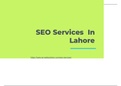 Boost Your Web With Best SEO Services In Lahore | Increase Your Sales Now