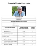 NURSING 456 Case Study 3 - Dementia/Physical Aggression: Patient, Ron Jackson, 87 years old 