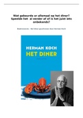 Boekverslag - Het Diner - Herman Koch