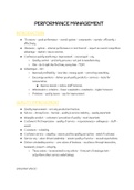Grade 11 & 12 Business notes - Performance Management