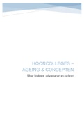 Hoorcolleges en oefenbetogen Ageing & Concepten (minor Fysiotherapie & Kinderen, Volwassenen & Ouderen)
