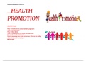 Unit 20 health promotion 