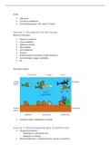 Samenvatting Marine Animal Ecology