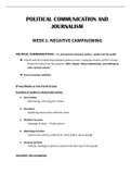 2nd Year Communication Courses Summary (UvA BSc Communication Science)