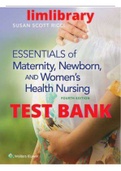 Essentials of Maternity, Newborn, and Women's Health Nursing 4th Edition By S. Ricci. All Chapters 1-24. 261 Pages. 