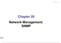 Data communication & Networking: Network Management