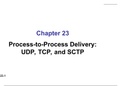 Process-to-Process Delivery UDP, TCP, and SCTP