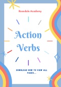 Top Sixteen Action Verbs to Master! ~ Must Have Back To School Resource for English