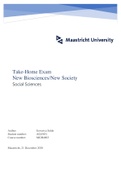 MGH4003 Take home exam *Social Sciences* of 2020/2021 