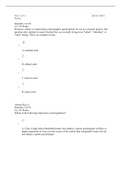 PSYC 300 Midterm Exam 1 – Question and Answers