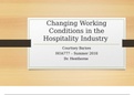Changing Working Conditions in the Hospitality Industry