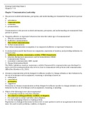 Nursing Leadership Exam 2 [Chapters 7-14] /Questions And Answers. Complete Solution. GRADED A
