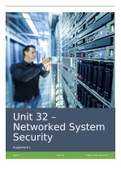 Unit 32 - Network Security - AS1 - Are we safe (P1, P2, ,M1, D1)