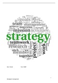 Strategisch management afgerond met een 9