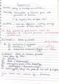 Class notes Genetics BIOLOGY Simplified NCERT Class XII