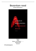 Boekverslag Bezonken rood van Jeroen Brouwers