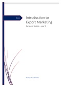 Summary Introduction To Export Management