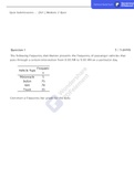 Exam (elaborations) Statistical Analysis 1 (MA260)  Elementary Statistics, ISBN: 9780073386126