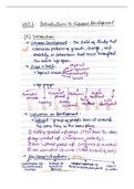 Introduction to Lifespan Development NOTES