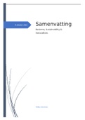 Samenvatting  Business Sustainability And Innovation (GEO3-2122)